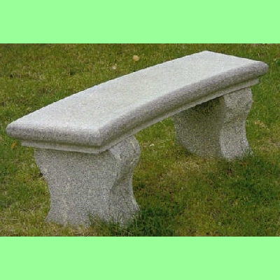 Sitzbank Barock grau