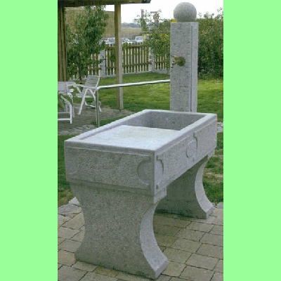 Gartenarbeitstisch grau